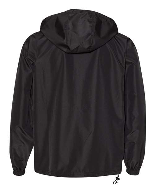Unisex Packable Anorak Jacket - Black Back