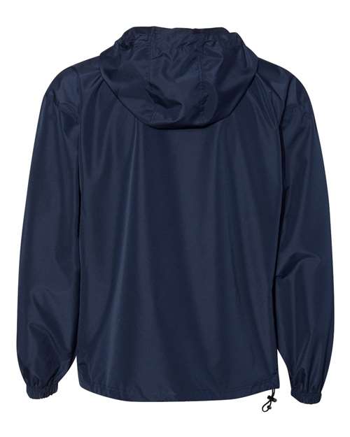 Unisex Packable Anorak Jacket - Navy Back