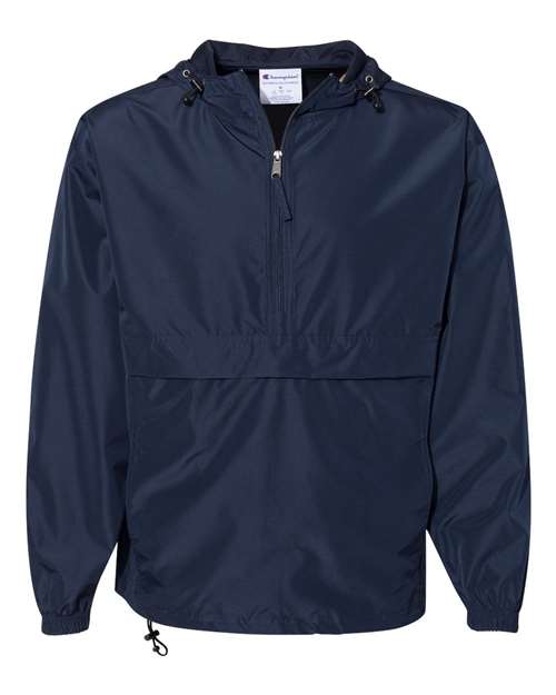 Unisex Packable Anorak Jacket - Navy Front