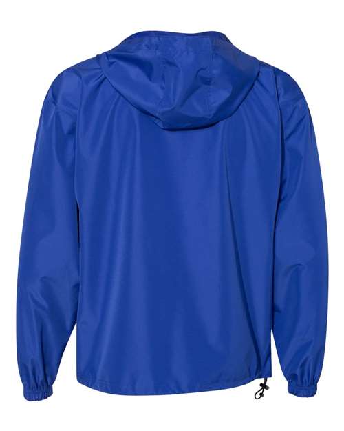 Unisex Packable Anorak Jacket - Royal Blue Back
