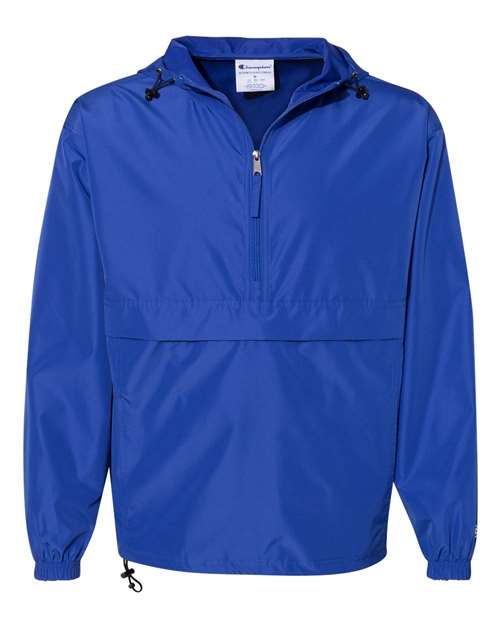 Unisex Packable Anorak Jacket - Royal Blue Front