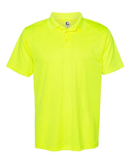 Men's Utility Polo - Safety Yellow Front