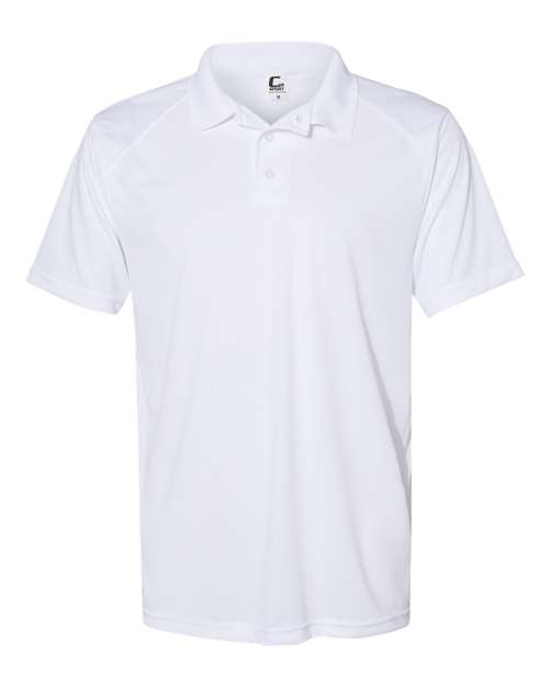 Men's Utility Polo - White Front