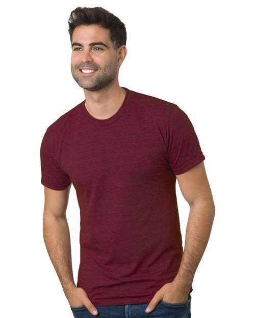Unisex USA-Made Triblend T-Shirt - Tri Cranberry Front