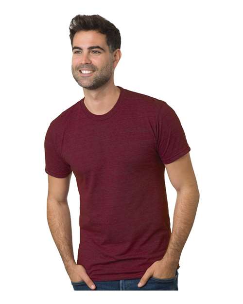Unisex Triblend T-Shirt - Tri Cranberry Front