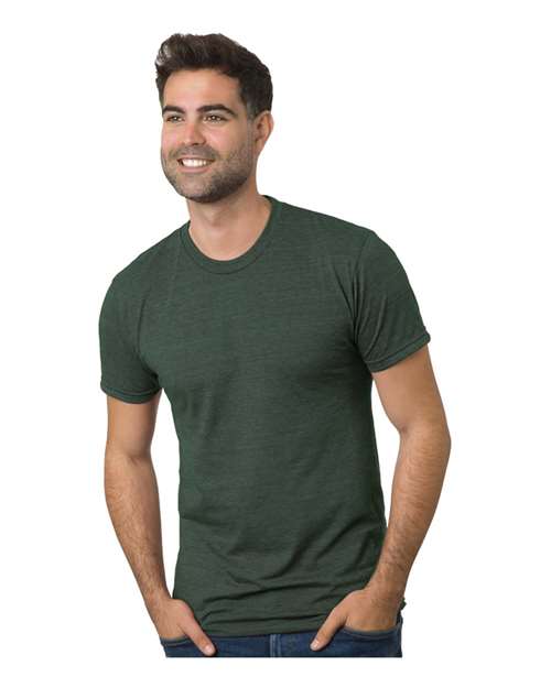 Unisex Triblend T-Shirt - Tri Hunter Green Front