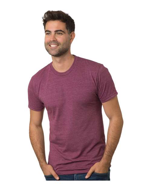 Unisex Triblend T-Shirt - Tri Maroon Front