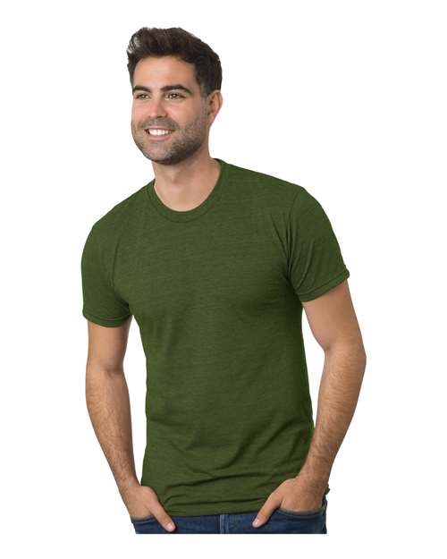 Unisex Triblend T-Shirt - Tri Olive Front