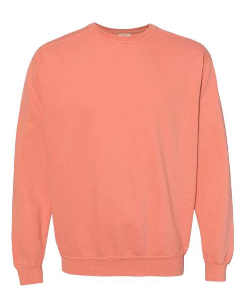 Unisex Garment-Dyed Crewneck Sweatshirt - Terracotta Front