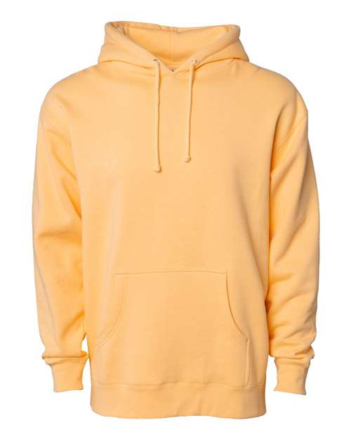 Unisex Heavyweight Hooded Sweatshirt - Peach Front