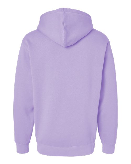 Unisex Heavyweight Hooded Sweatshirt - Lavender Back