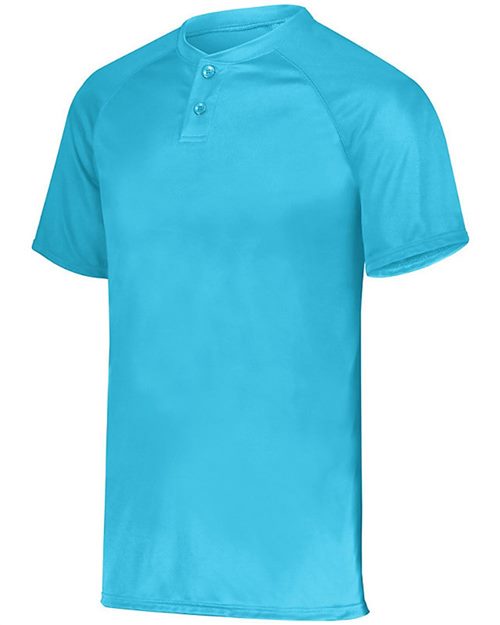 Men's Attain Two-Button Jersey - Black Front