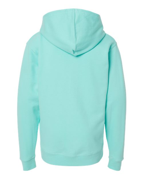 Youth Midweight Hooded Sweatshirt - Mint Back