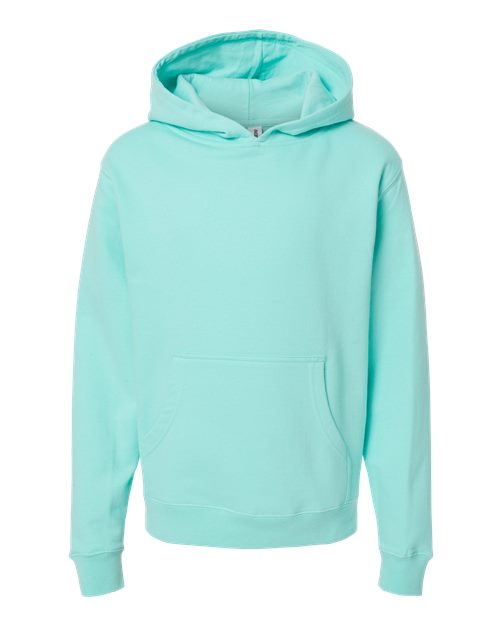 Youth Midweight Hooded Sweatshirt - Mint Front