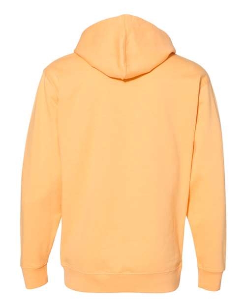 Unisex Midweight Hooded Sweatshirt - Peach Back
