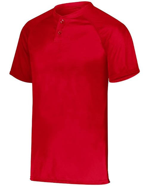 Youth Attain Two-Button Jersey - Black Front