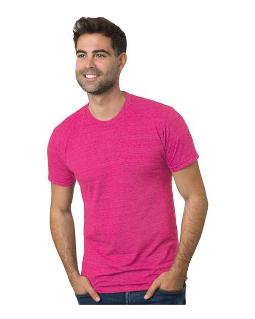Unisex Triblend T-Shirt - Tri Fuchsia Front