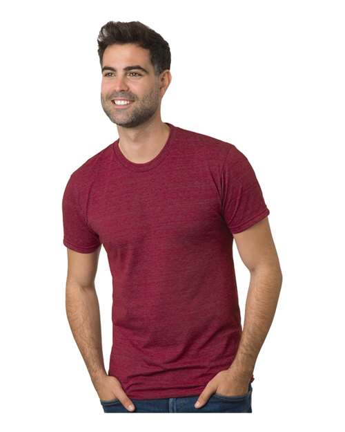 Unisex Triblend T-Shirt - Tri Burgundy Front