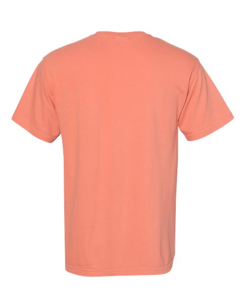 Unisex Garment-Dyed Heavyweight Pocket T-Shirt - Terracotta Back