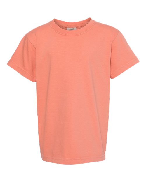 Youth Garment-Dyed Heavyweight T-Shirt - Terracotta Front