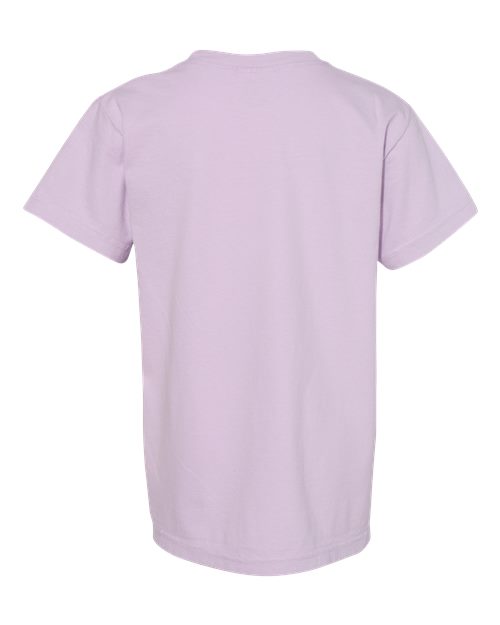 Youth Garment-Dyed Heavyweight T-Shirt - Orchid Back