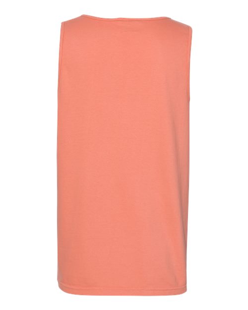 Unisex Garment-Dyed Heavyweight Tank Top - Terracotta Back