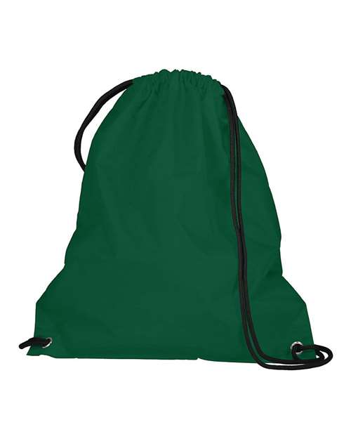Cinch Bag - Dark Green Back