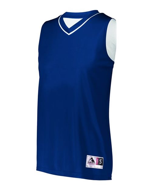 Women's Reversible Two Color Jersey - Black/ White Front