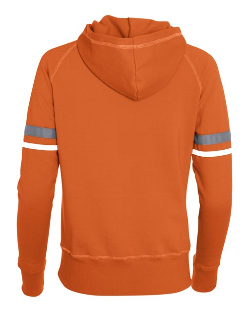 Women's Spry Hooded Sweatshirt - Orange/ White/ Graphite Back