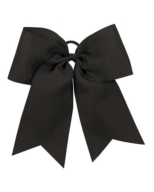 Cheer Hair Bow - Black Front