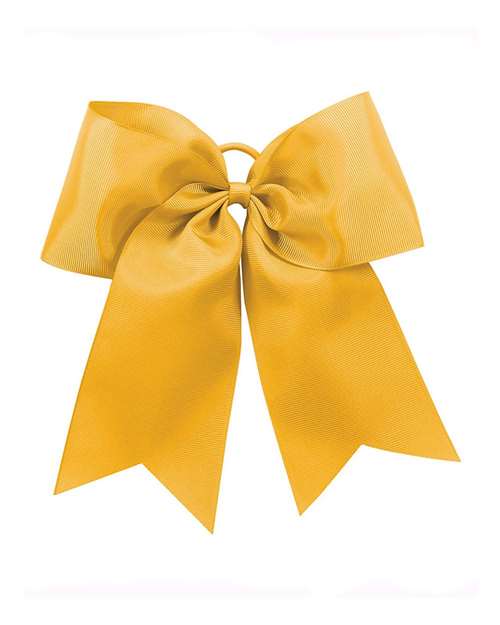 Cheer Hair Bow - Gold Front