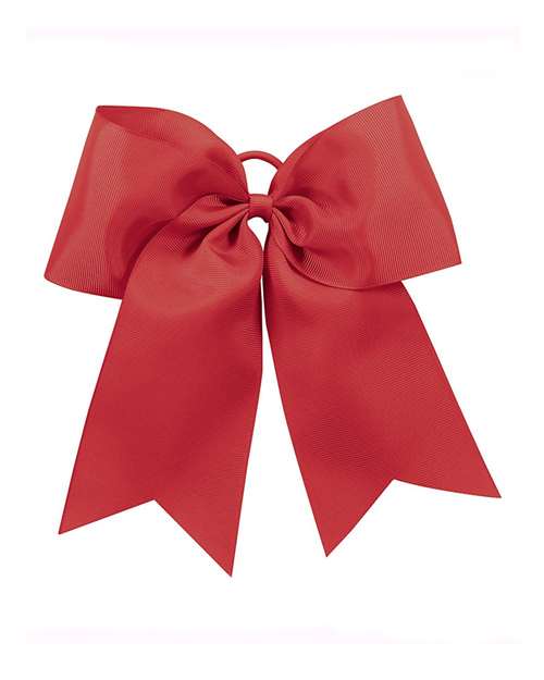 Cheer Hair Bow - Red Front
