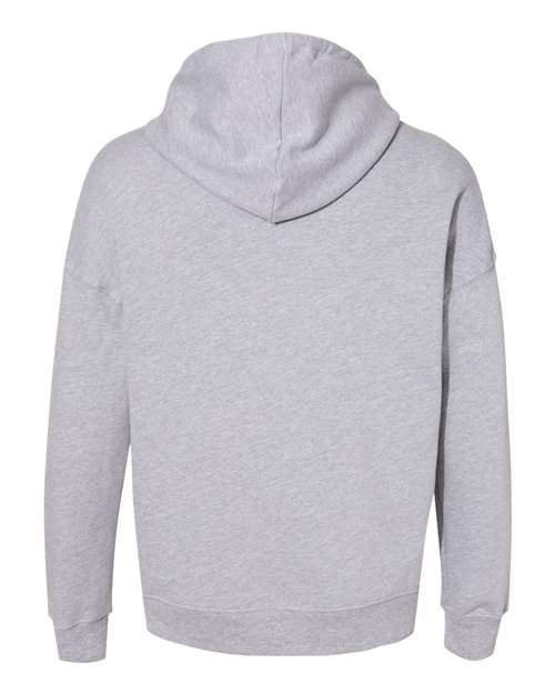 Unisex Sponge Fleece Drop Shoulder Hoodie Sweatshirt - Athletic Heather Back