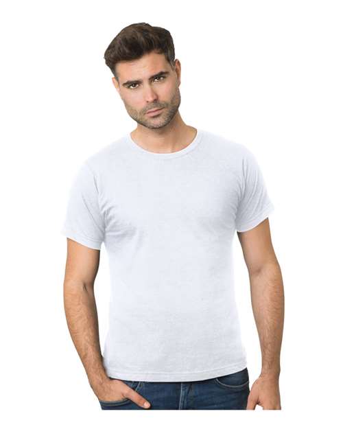 Unisex Fine Jersey T-Shirt - White Front