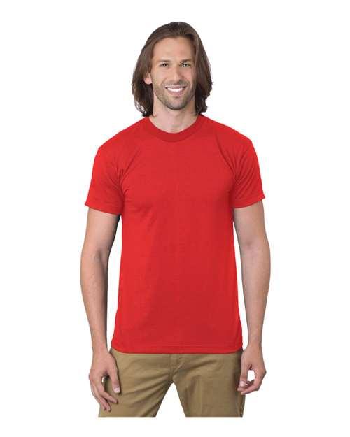 Unisex USA-Made 50/50 T-Shirt - Red Front