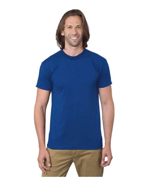 Unisex USA-Made 50/50 T-Shirt - Royal Blue Front