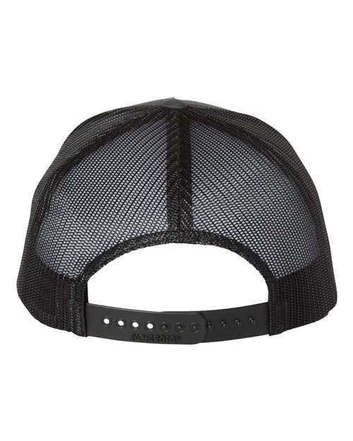 Five-Panel Trucker Cap - Charcoal/ Black Back