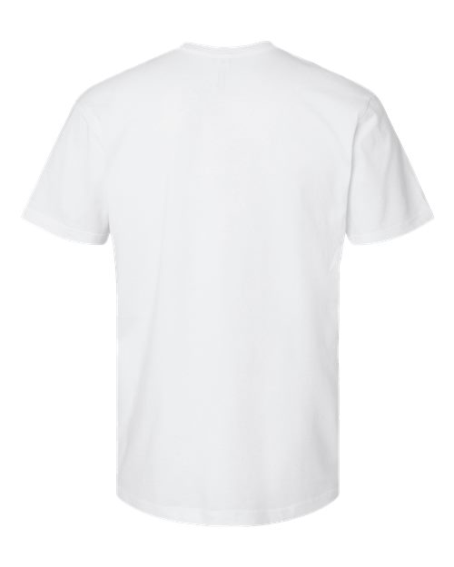 Unisex Fine Jersey Tee - Blended White Back