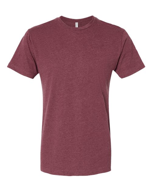 Unisex Fine Jersey Tee - Vintage Burgundy Front