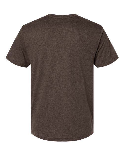 Unisex Fine Jersey Tee - Vintage Chocolate Back