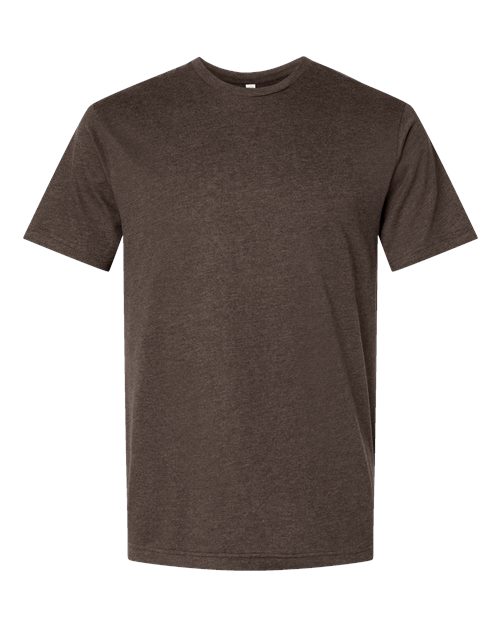 Unisex Fine Jersey Tee - Vintage Chocolate Front