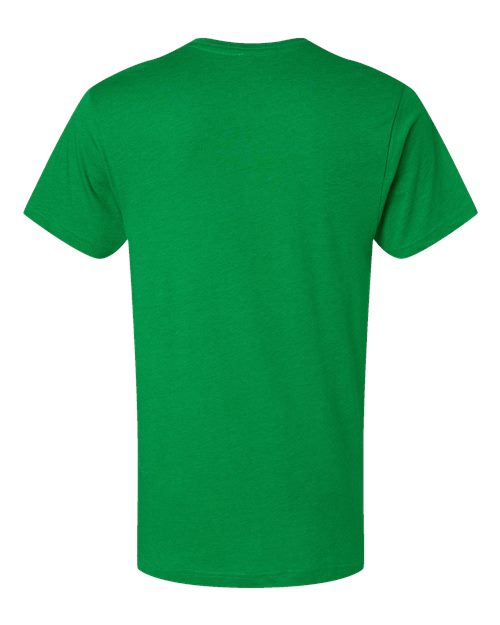 Unisex Fine Jersey Tee - Vintage Green Back