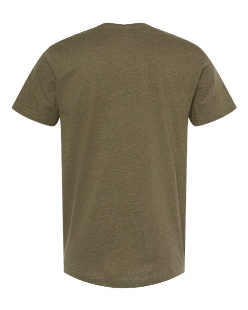 Unisex Fine Jersey Tee - Vintage Military Green Back