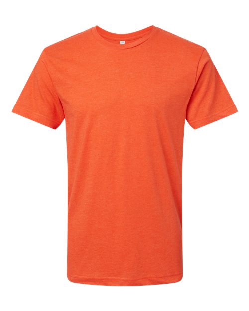Unisex Fine Jersey Tee - Vintage Orange Front
