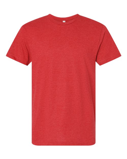 Unisex Fine Jersey Tee - Vintage Red Front