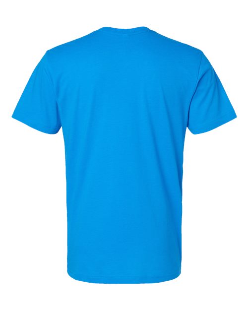 Unisex Fine Jersey Tee - Vintage Turquoise Back