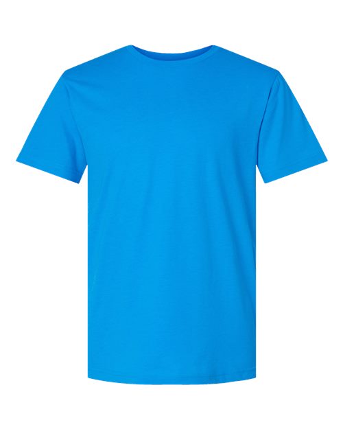 Unisex Fine Jersey Tee - Vintage Turquoise Front