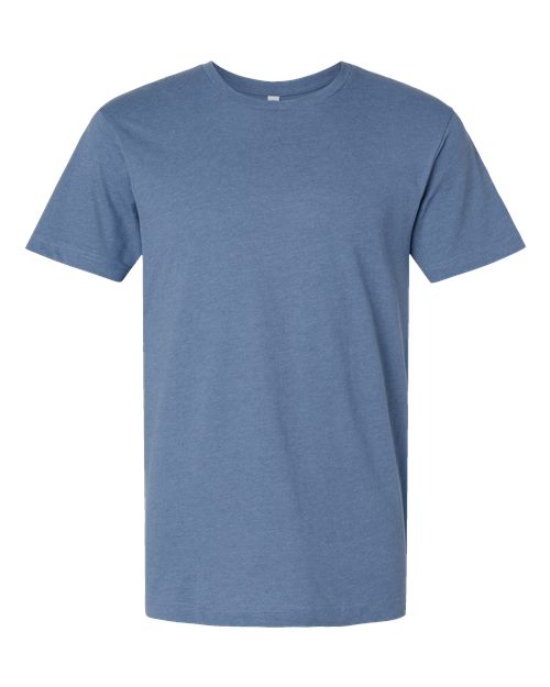 Unisex Fine Jersey Tee - Vintage Indigo Front