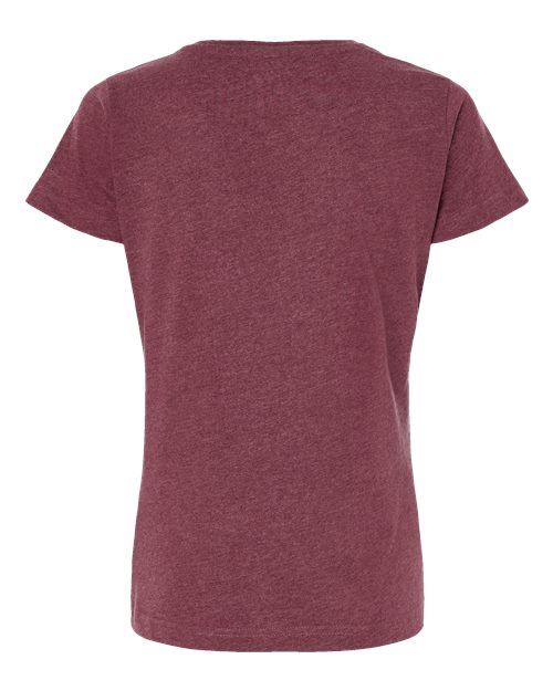 Women's Fine Jersey Tee - Vintage Burgundy Back