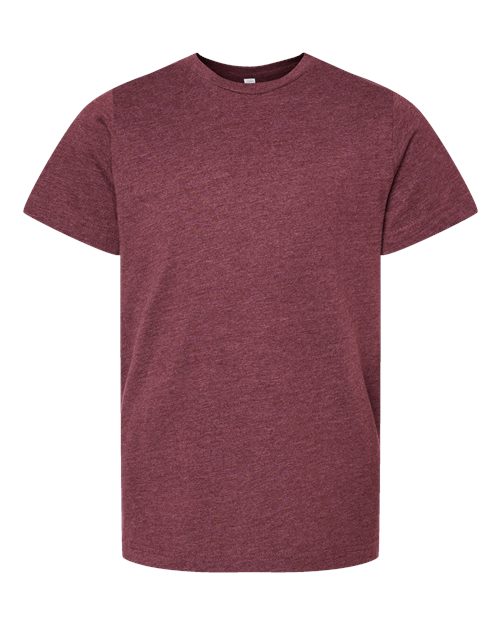 Youth Fine Jersey Tee - Vintage Burgundy Front